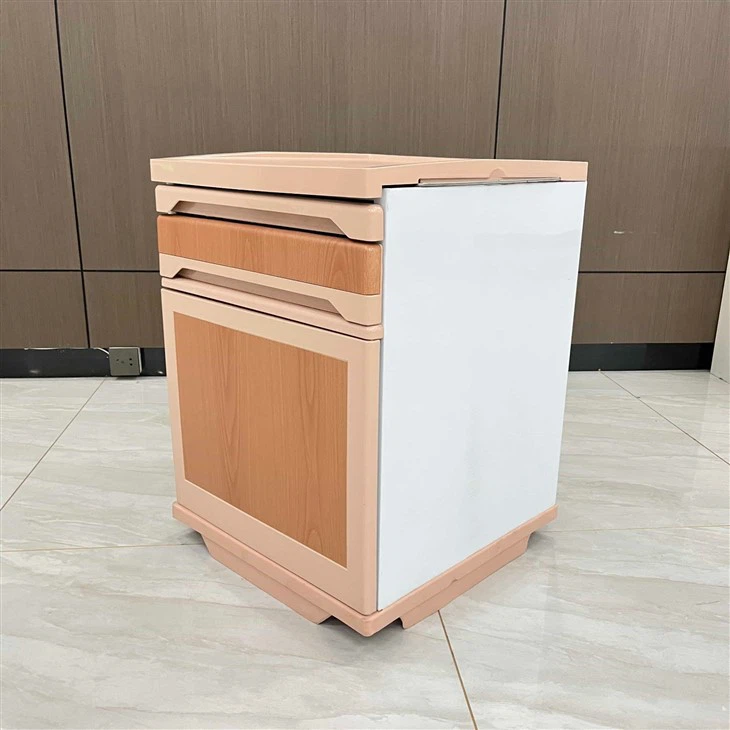Plastic Steel Single Door Bedside Table